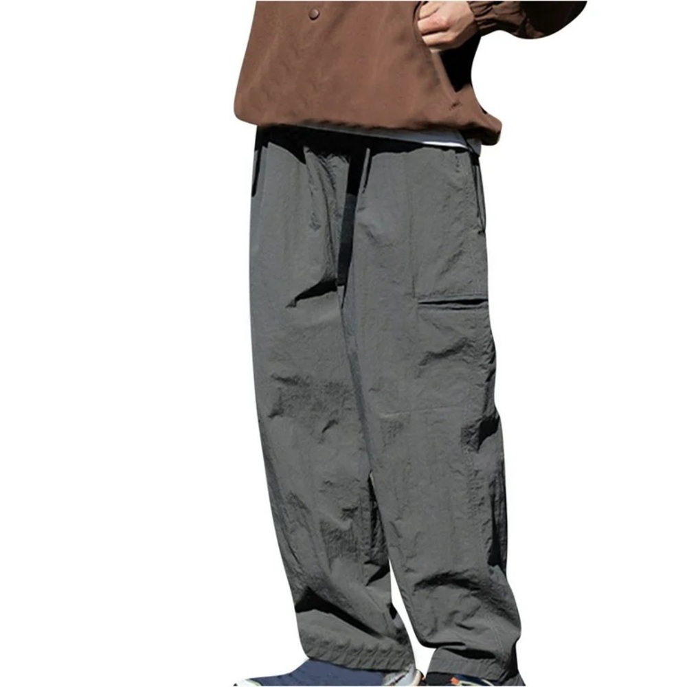 M05 NIB DOWMQ Elastic Waist Lightweight Quick-Dry Hiking Pants w/ Pockets XXL